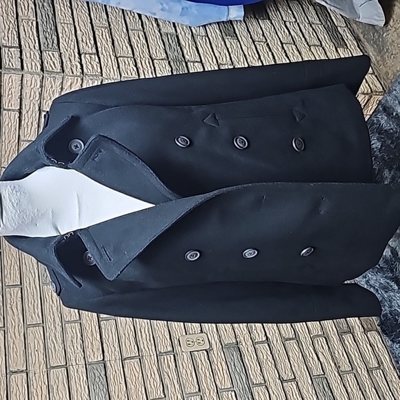 J.CREW Ladies Wool Coat Sz M Excellent condition Black - Picture 2 of 16